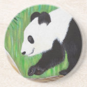 Happy Panda Painting Untersetzer (Vorne)