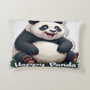 Happy Panda Pillow Dekokissen