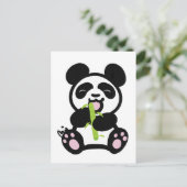 Happy Panda Postkarte (Stehend Vorderseite)
