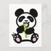 Happy Panda Postkarte (Vorderseite)