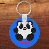 Happy Panda Schlüsselanhänger (Vorderseite)
