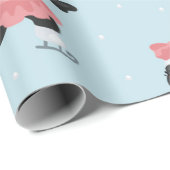 Happy Pandas Christmas Pattern Geschenkpapier (Rolleneckpunkt)