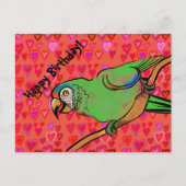 Happy Papagei Postkarte (Vorderseite)