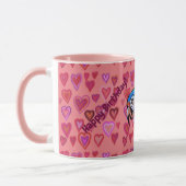 Happy Papagei Zwei-Tone-Tasse Tasse (Links)