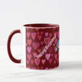 Happy Papagei Zwei-Tone-Tasse Tasse (Links)