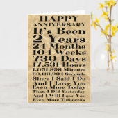 Happy Paper 2. Hochzeitstag Karte (Gelbe Blume)