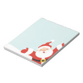 Happy Papercut Santa Notizblock (Rotiert)