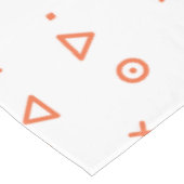 Happy Particles Tischdecke (Schrägansicht)