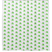 Happy Party Frog Duschvorhang (Vorderseite)