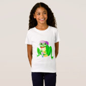 Happy Party Frog Funny T - Shirt (Vorne ganz)