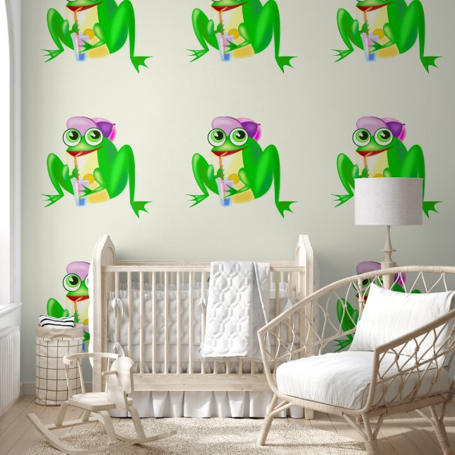 Happy Party Frog Funny Tapete (Kinder)