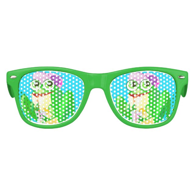 Happy Party Frog Partybrille (Vorderseite)