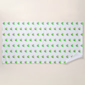 Happy Party Frog Strandtuch (Vorderseite)