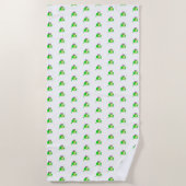 Happy Party Frog Strandtuch (Vorderseite)