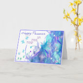 Happy Passover - Chag Pesach Sameach Card Karte (Gelbe Blume)