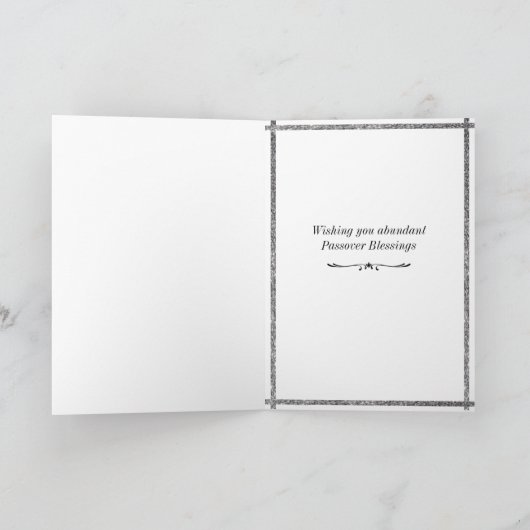 Happy Passover Dankeskarte (Innenseite)