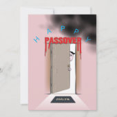 Happy Passover Exodus Cartoon Gruß Karte (Vorderseite)