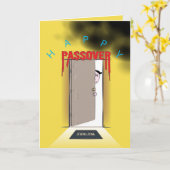 Happy Passover Exodus Cartoon Gruß Karte (Gelbe Blume)