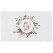 Happy Passover Floral Pesach Tischdecke (Vorderseite (Horizontal))