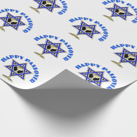 Happy Passover     Geschenkpapier (Ecke)