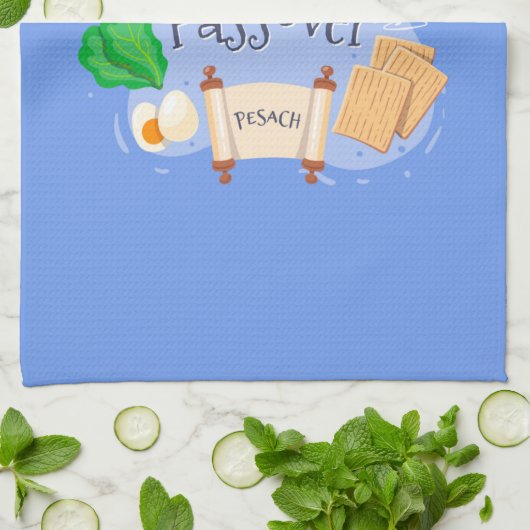 Happy Passover Geschirrtuch (Gefaltet)