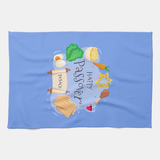 Happy Passover Geschirrtuch (Horizontal)