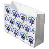 Happy Passover Große Geschenktüte (Vorderseite Schrägansicht)