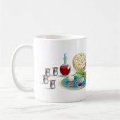 Happy Passover Holiday Pesach Seder Kaffeetasse (Links)
