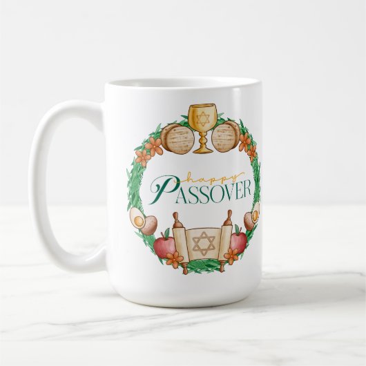 Happy Passover Kaffeetasse (Links)