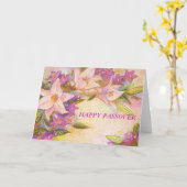HAPPY PASSOVER KARTE (Gelbe Blume)