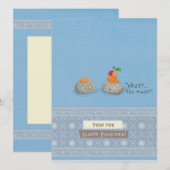 Happy Passover-Karte mit Umschlag Feiertagskarte (Vorne/Hinten)