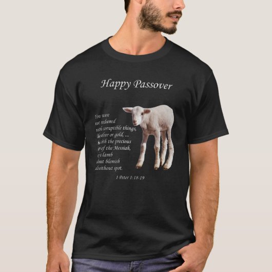 Happy Passover - Lamb T-Shirt (Vorderseite)