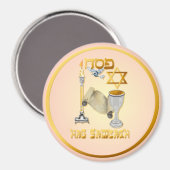 Happy Passover Magnet (Vorderseite/Rückseite)