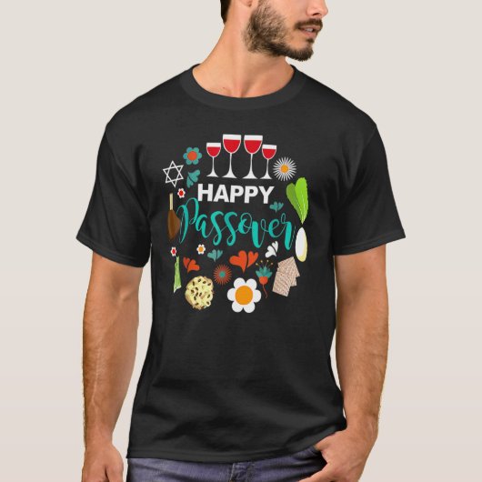 Happy Passover Meal Seder Dinner 2 T-Shirt (Vorderseite)