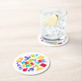 Happy Passover Paper Coaster Runder Pappuntersetzer (Vor Ort)