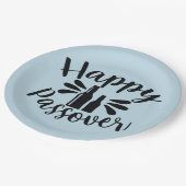 Happy Passover Pappteller (Schrägansicht)