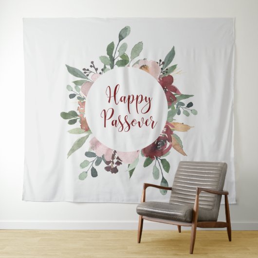 Happy Passover - Pesach Dekoration Wandteppich (Beispiel (Horizontal))