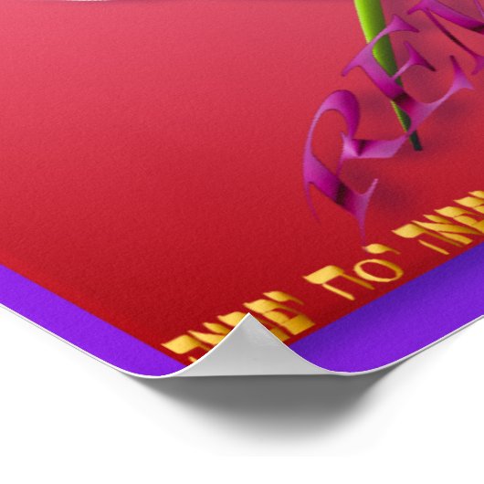 Happy Passover Posters Poster (Ecke)