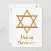 Happy Passover Postkarte (Vorne/Hinten)