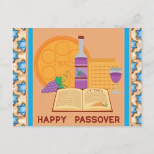 Happy Passover Postkarte