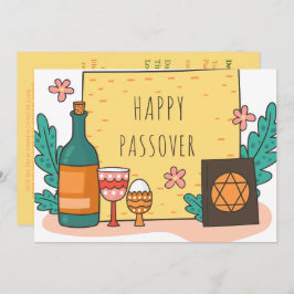 Happy Passover| Schöne Seder Pesach Einladung