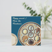 Happy Passover| Schöne Seder Pesach Einladung (Stehend Vorderseite)