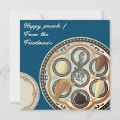 Happy Passover| Schöne Seder Pesach Einladung (Vorderseite)