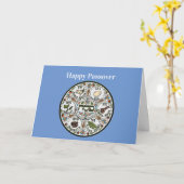 Happy Passover Seder Karte (Gelbe Blume)