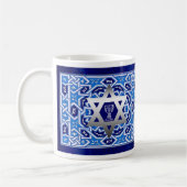Happy Passover. Shalom bei Pesach-Geschenk Kaffeetasse (Links)