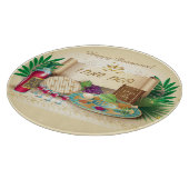 Happy Passover Spring Pesach Sever Vintag Schneidebrett (Ecke)