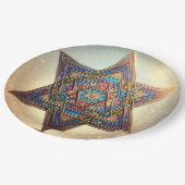 Happy Passover Star of David Pappteller (Schrägansicht)