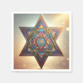 Happy Passover Star of David Serviette (Vorderseite)