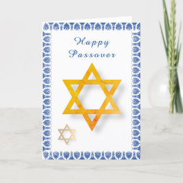 Happy Passover Star von David Feiertagskarte