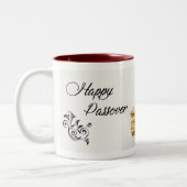 Happy Passover Zweifarbige Tasse (Links)